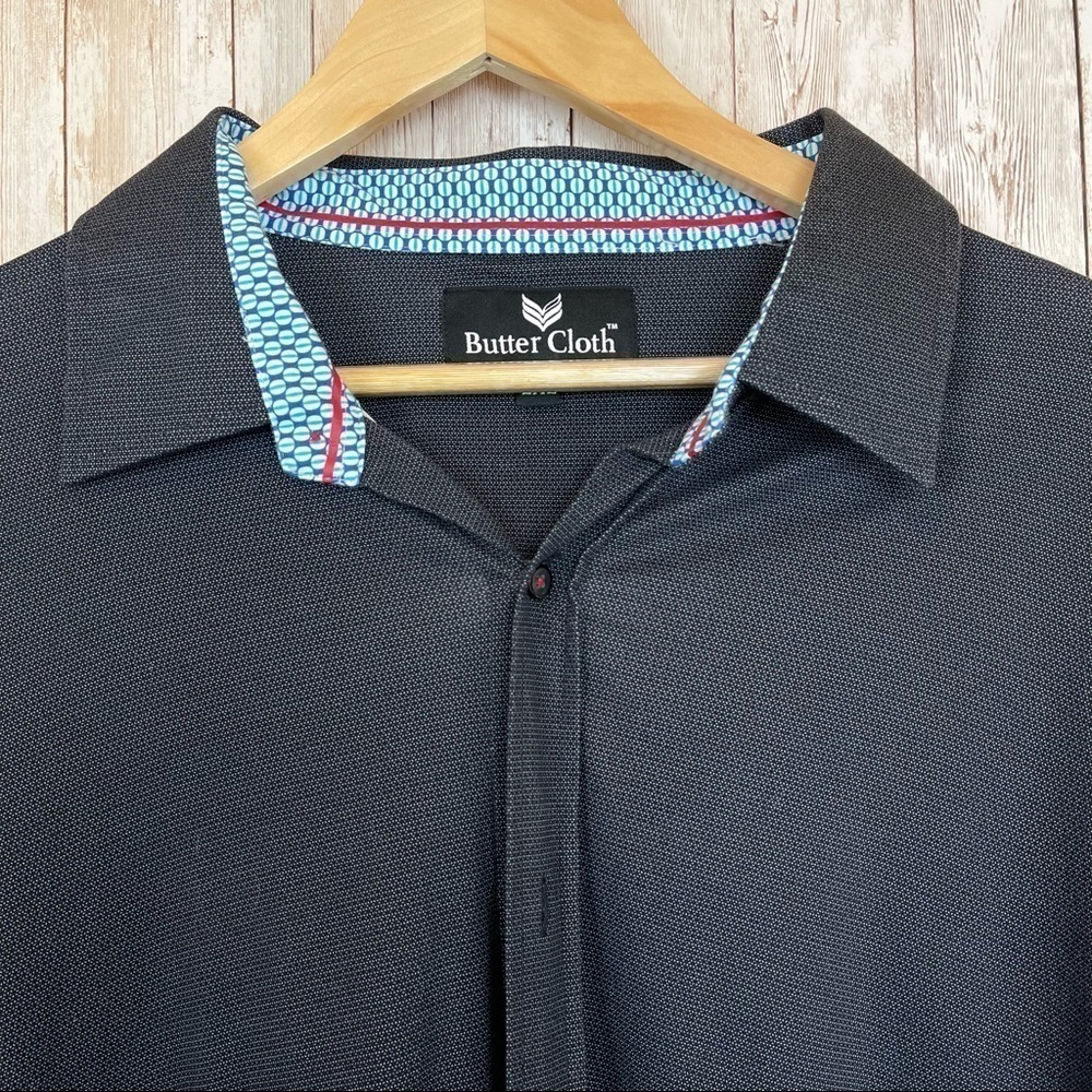 Butter Cloth Long Sleeve Button Front Top Size 2XL Men - Picture 3 of 9